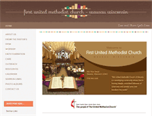 Tablet Screenshot of fumcwausau.org